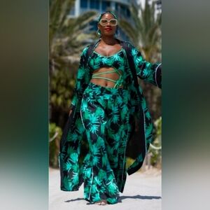 FeNoel x Target Palm Print Women's Top & Pant Set